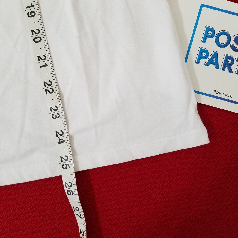 ZARA 'let your future unfold' graphic tee short sleeve white Med - Picture 4 of 6